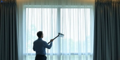 Commercial curtain stain removal service highton-vic hotels offices restaurants